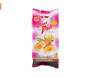 Bánh Pía Đậu-Sầu Riêng Bao Bì Hồng